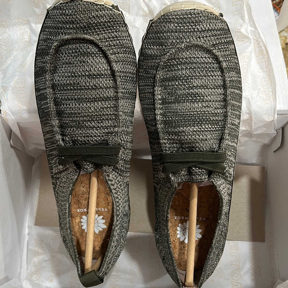 Yellow Box shoes